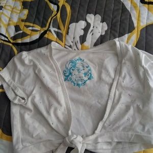 Childrens rhinestone mini jacket.